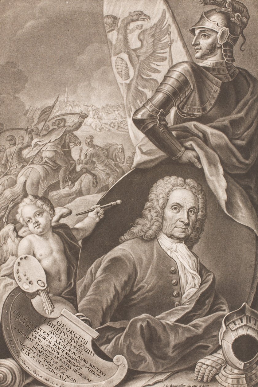 صورة جورج فيليب روجينداس 1666-1742 ، ج. 1745. بواسطة يوهان جوتفريد هايد