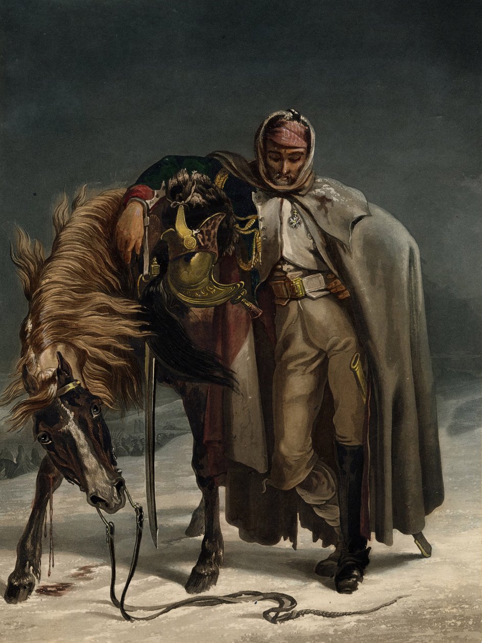 دراغون من الحرس السويسري في الحملة الروسية ، حوالي عام 1812 بواسطة يوهان هاينريش بلولير