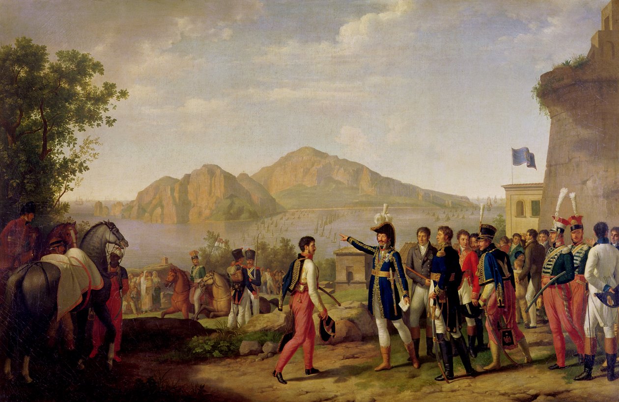 يواكيم مورات (1767-1815) مارشال فرنسا وملك نابولي يأمرون بالقبض على كابري عام 1808 بواسطة يوهان هاينريش شميدت
