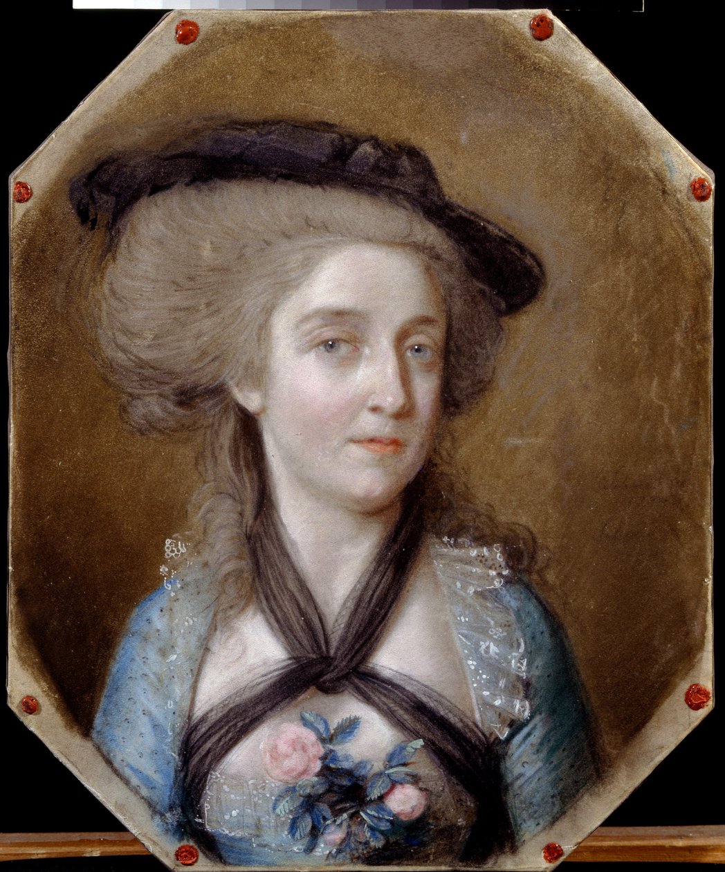 صورة لويس دي مينار (ليفيس دي مينار) (صورة لويس مينار). عمل يوهان هاينريش شميدت (1749-1829) ، باستيل على رق بواسطة يوهان هاينريش شميدت