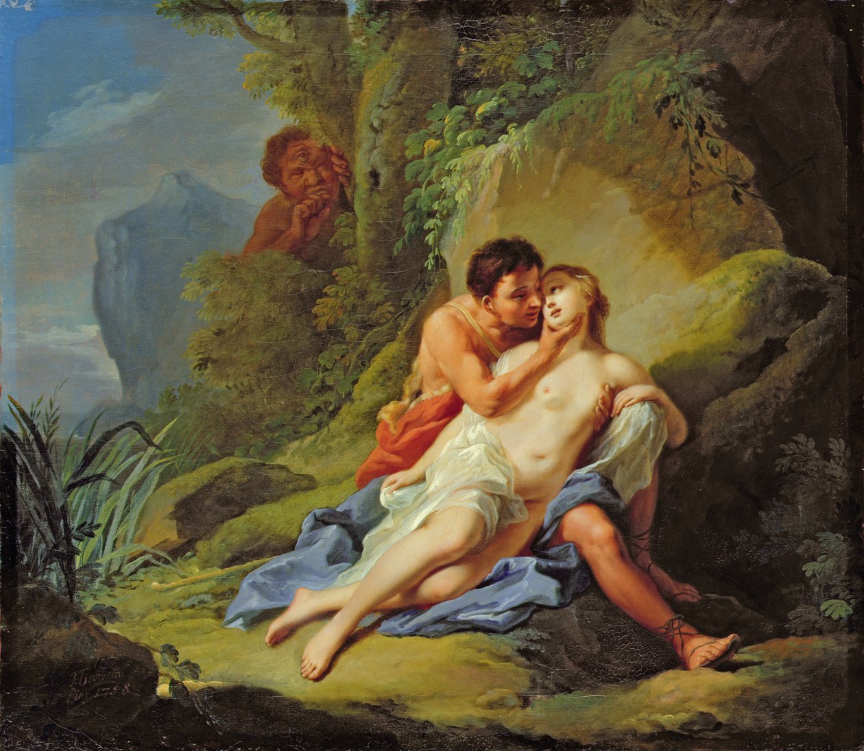 Acis و Galatea ، 1758 بواسطة يوهان هاينريش تيشباين