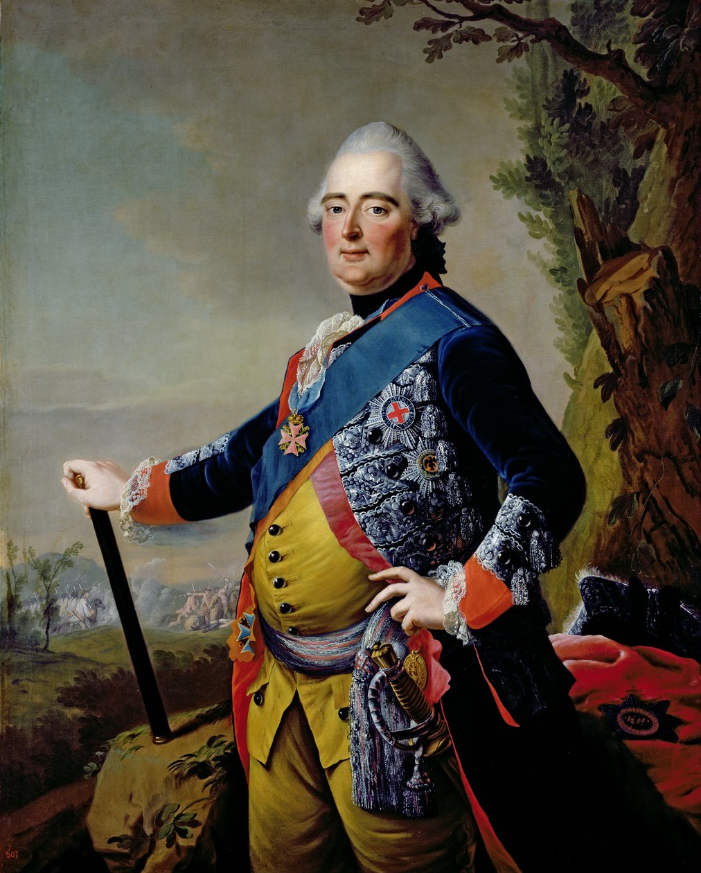فريدريك الثاني ، Landgrave of Hessen-Kassel ، c.1773 بواسطة يوهان هاينريش تيشباين