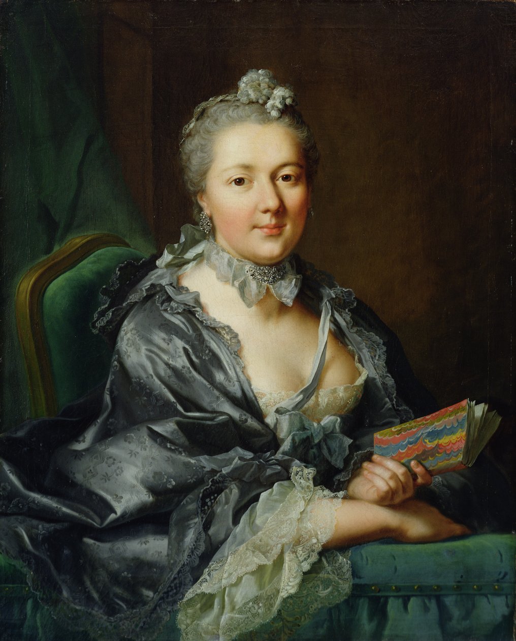 الزوجة الثانية للفنانين ، جولي ماريان بيرنيت ، ني روبرت ، 1762 بواسطة يوهان هاينريش تيشباين