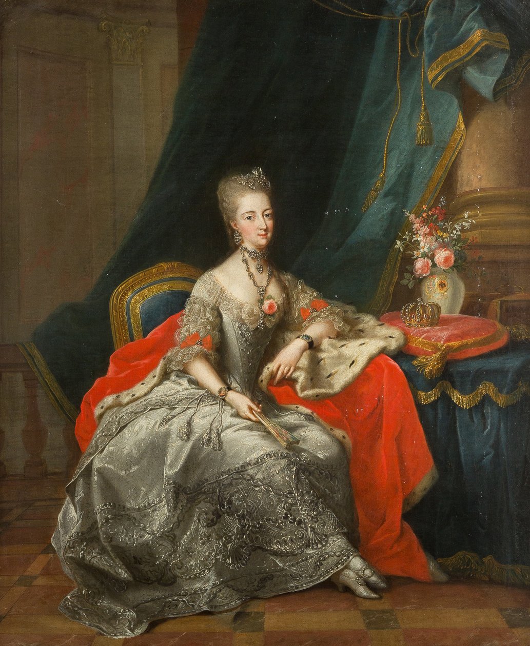 Margravine Philippine of Brandenburg-Schwedt 1745-1800 ، Landgravine of Hesse-Kassel ، 1774. بواسطة يوهان هاينريش تيشباين