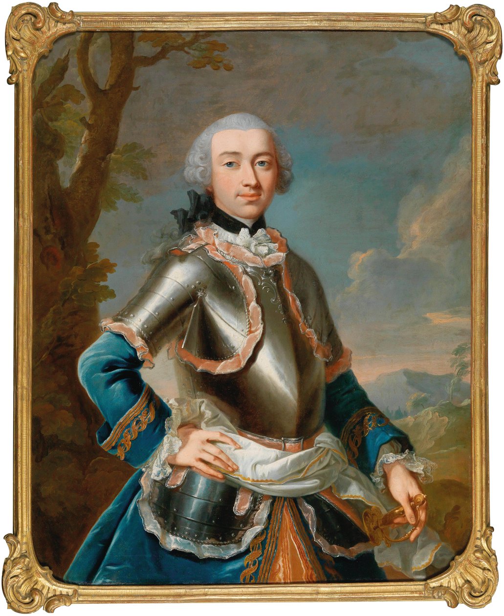 صورة للكونت رودولف والدبوت فون باسنهايم 1731-1805 ، بين 1755 و 1765. بواسطة يوهان هاينريش تيشباين الأكبر