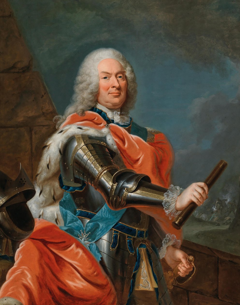 صورة ويليام الثامن ، Landgrave of Hesse-Kassel 1682-1760. بواسطة يوهان هاينريش تيشباين الأكبر