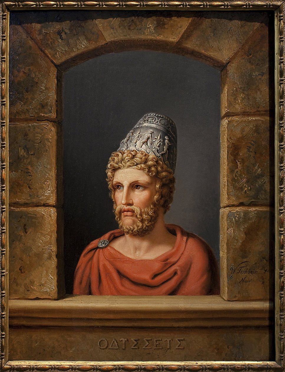 يوليسيس. لوحة يوهان هاينريش فيلهلم تيشباين (1751-1829) ، زيت على قماش بواسطة يوهان هاينريش فيلهلم تيشبين