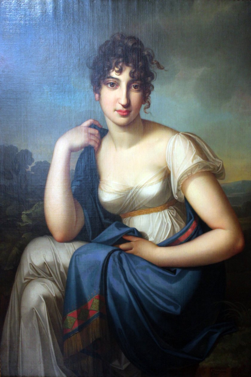 صورة لأمالي بير (1767-1854) بواسطة يوهان كارل هاينريش كريتشمار