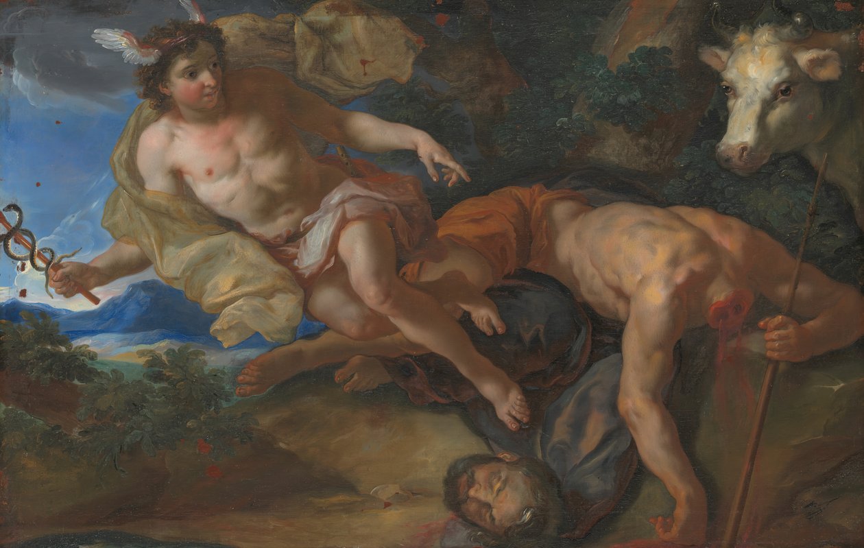 عطارد ينقذ Io المقنع بعد قطع رأس Argus ، ج. 169095. بواسطة يوهان مايكل روتماير
