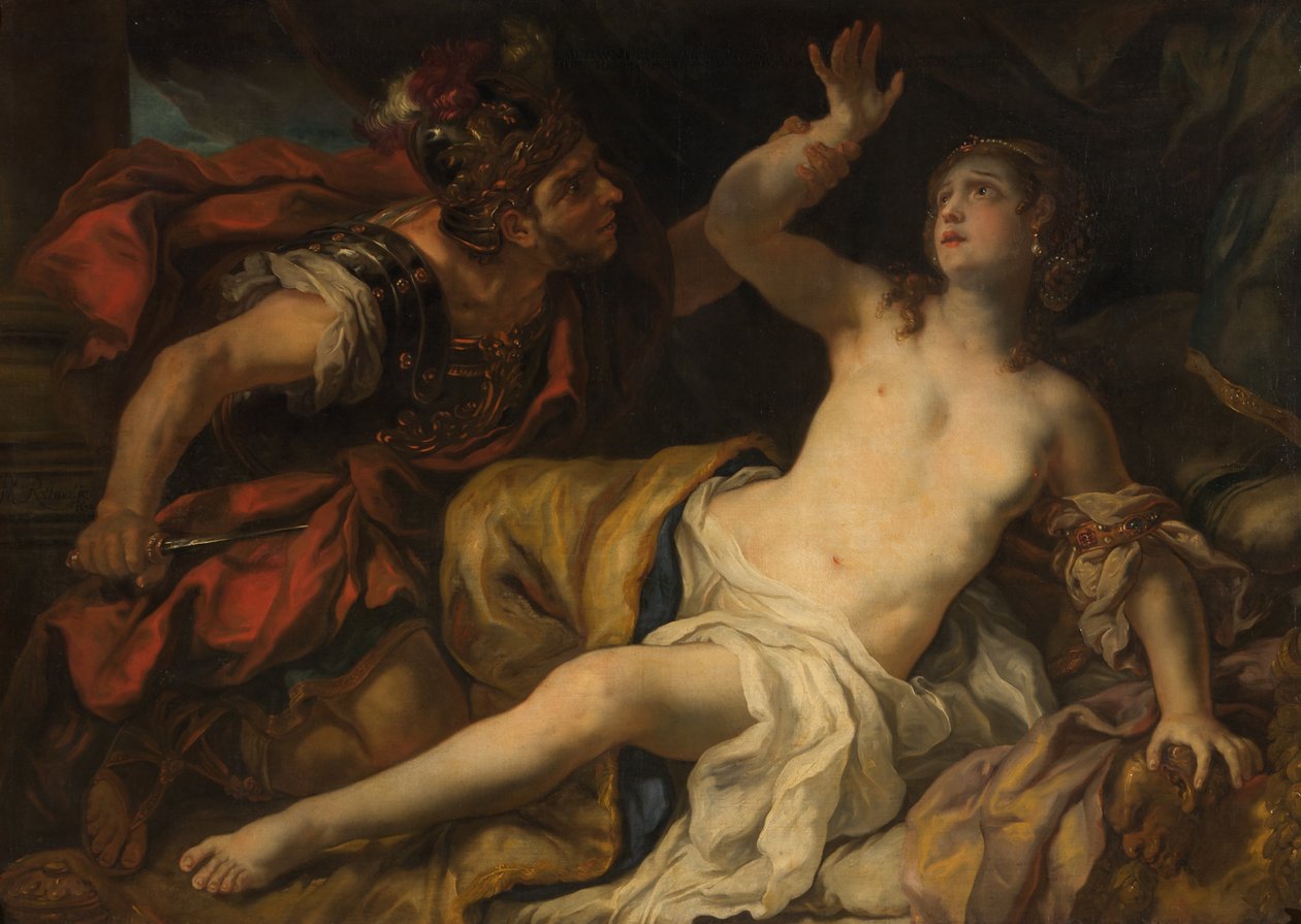 Tarquinius و Lucretia بواسطة يوهان مايكل روتماير