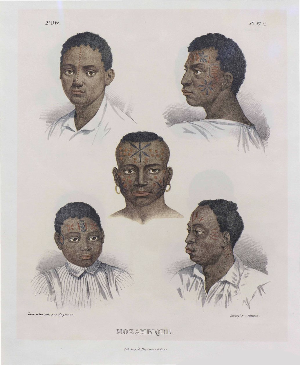 الموزمبيقيون. من رحلة رائعة في البرازيل ، 1830-1835. بواسطة يوهان موريتز روجينداس