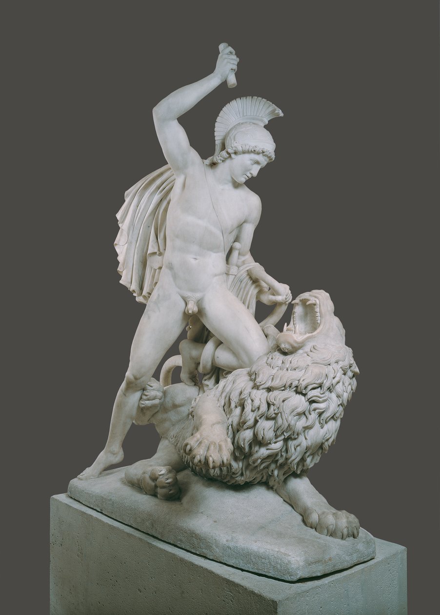 Bellerophon يقاتل Chimeira بواسطة يوهان نيبوموك شالر
