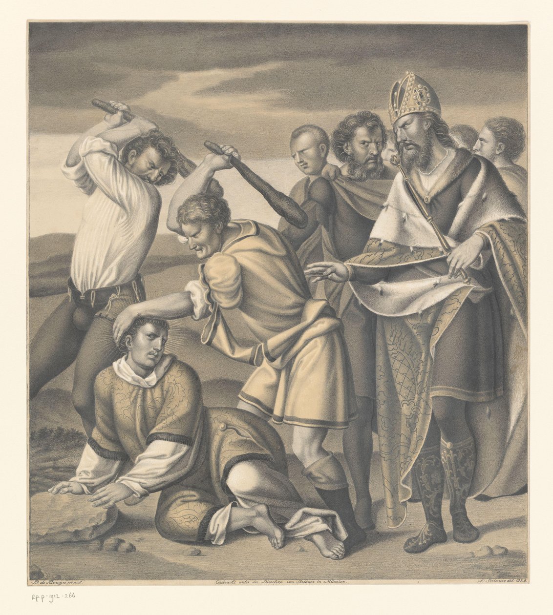 استشهاد القديس ايوالد أعمال من مجموعة الأخوين Boisserée (العنوان على الكائن) Galerie des Frères Boisserée (العنوان على الكائن) بواسطة يوهان نيبوموك ستريكسنر