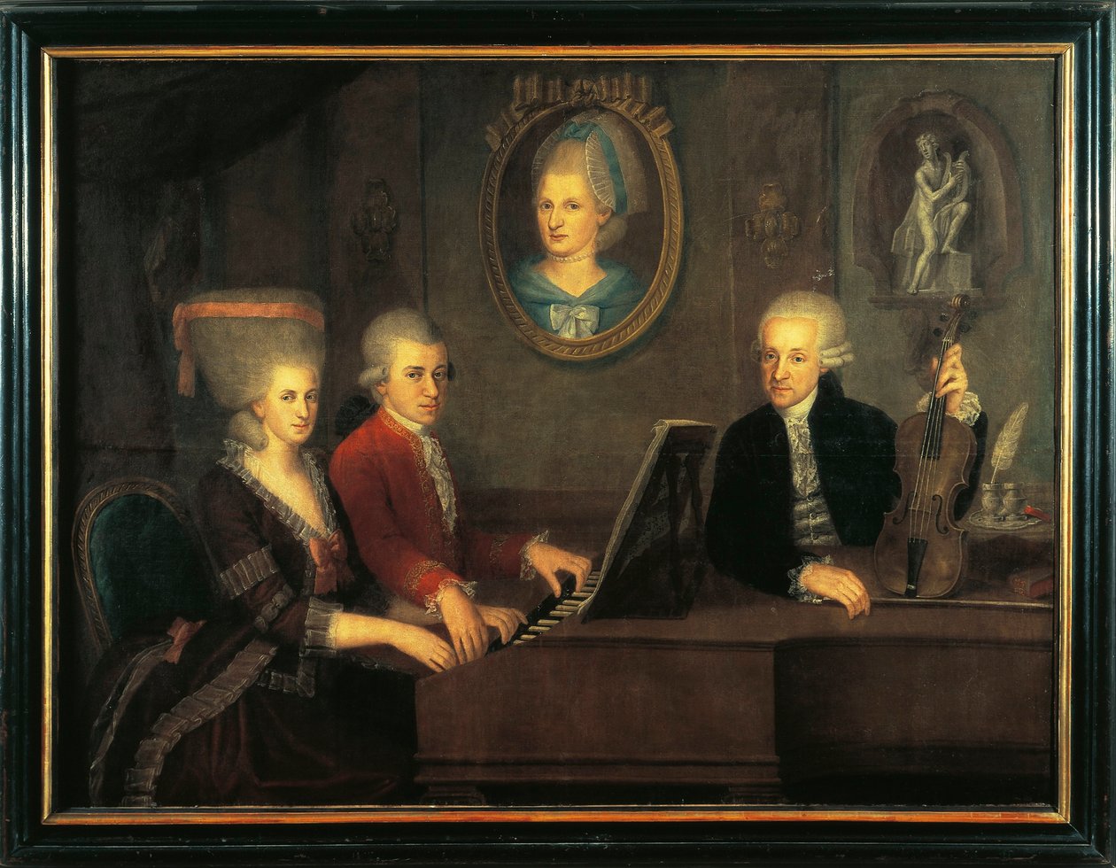 Austria, Salzburg, Mozart Family بواسطة Johann Nepomuk della Croce