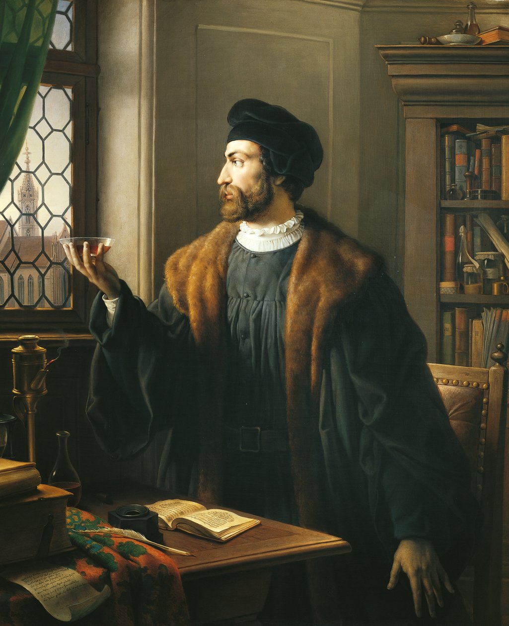 فاوست في صباح عيد الفصح، بقلم يوهان بيتر كرافت (1780-1856)، زيت على قماش بواسطة يوهان بيتر كرافت