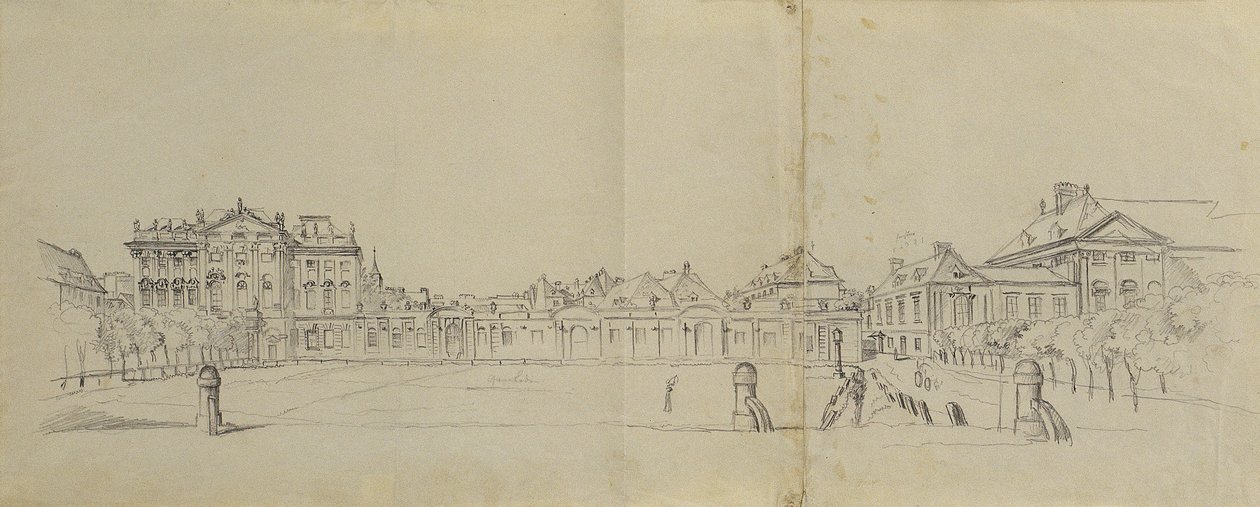 Josefstädter Glacis mit Palais Trautson بواسطة يوهان بيتر كرافت