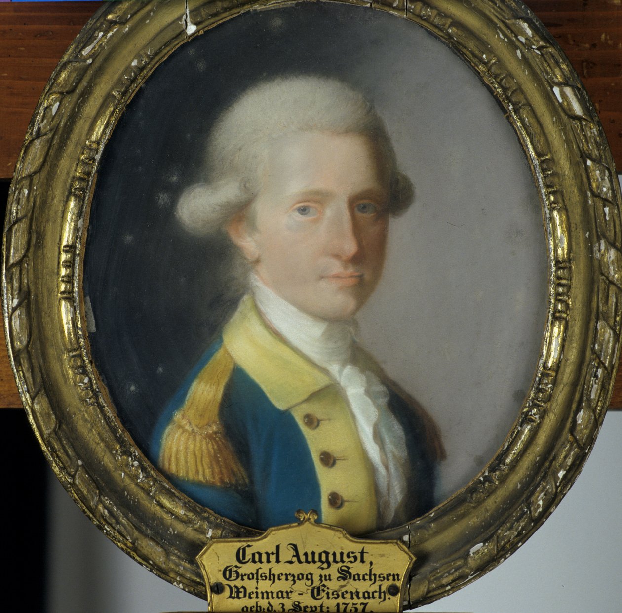 كارل أوغست ، دوق ساكس-فايمار إيزنباخ الكبير ، 1780 بواسطة يوهان فيليب باخ