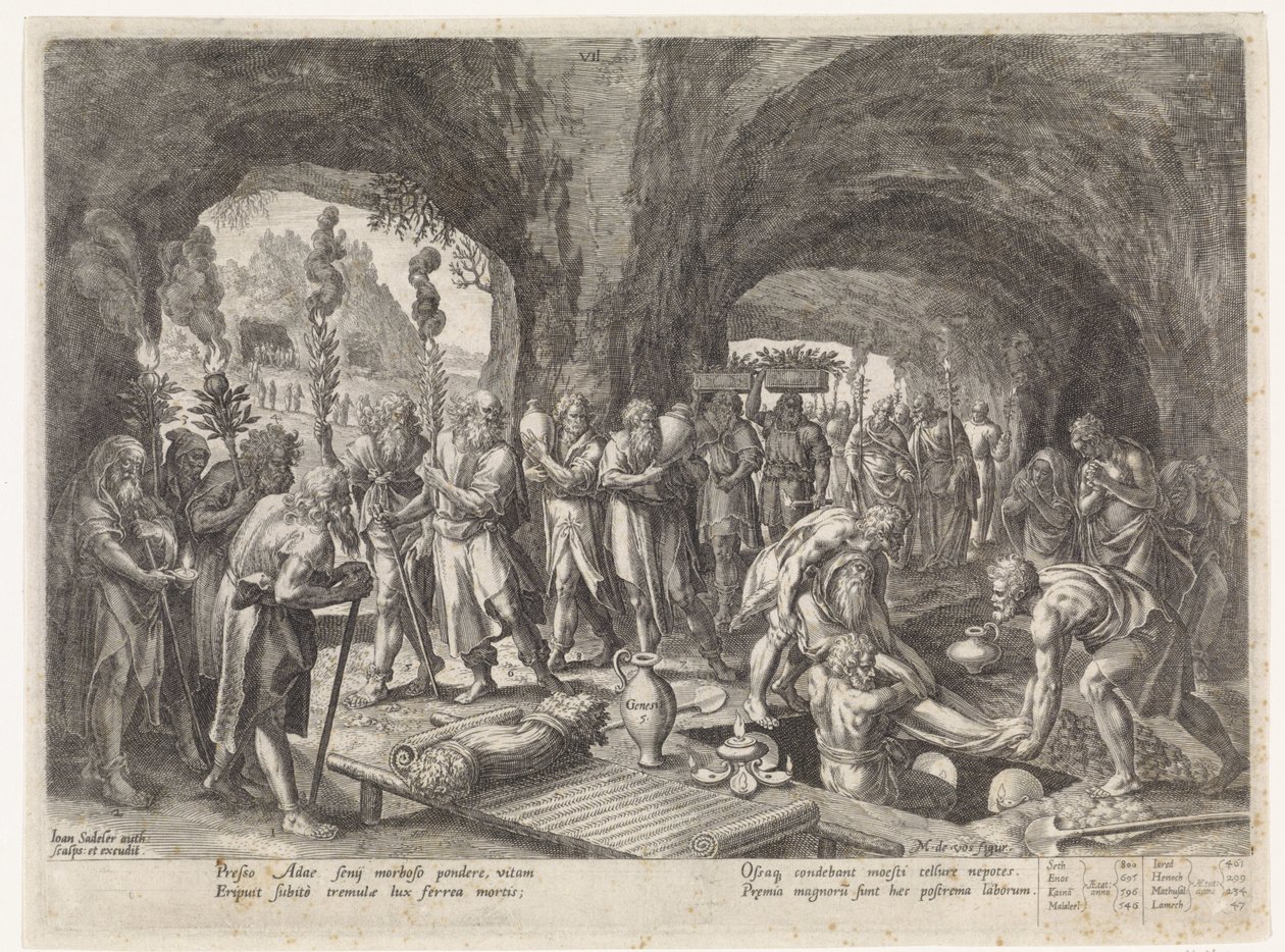 دفن آدم تاريخ عائلة ست / الحكم على الصواب والخطأ (عنوان المسلسل) Bonorum et Malorum consensio (عنوان السلسلة) بواسطة يوهان سادلر (أنا)