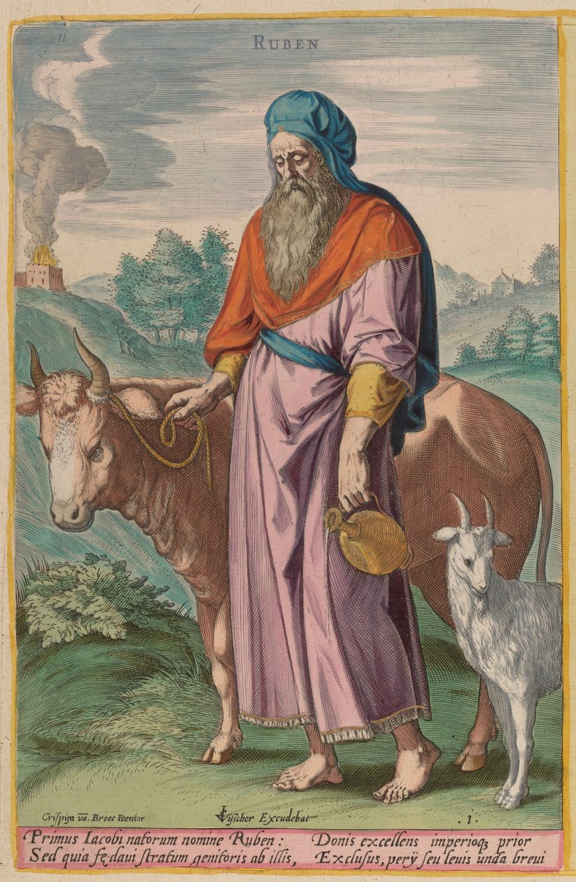 روبن ، ج. 1585. بواسطة يوهان سادلر الأول