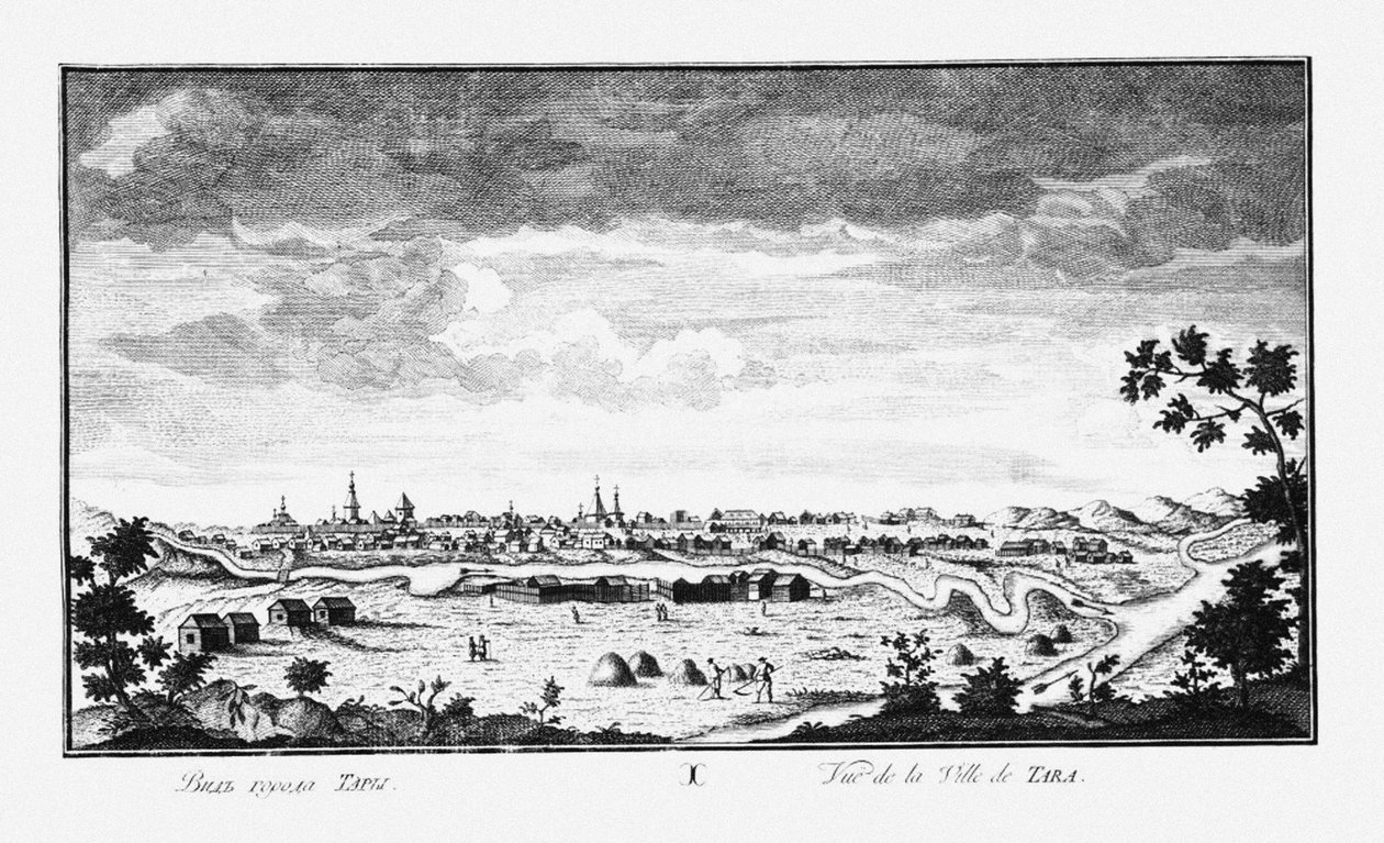 منظر لتارا ، 1735 بواسطة يوهان فيلهلم Lürsenius