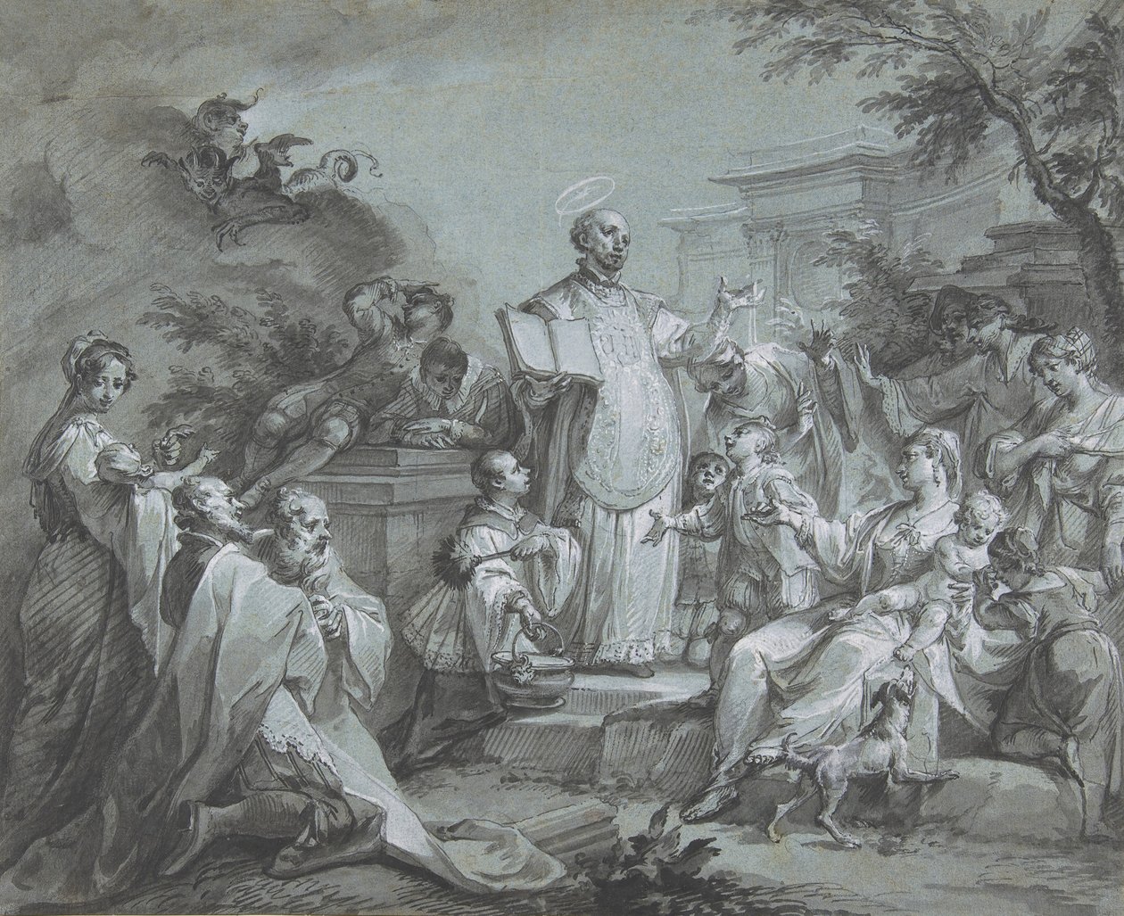 القديس اغناطيوس الكرازي ، قبل 1761. بواسطة يوهان فولفغانغ بومغارتنر