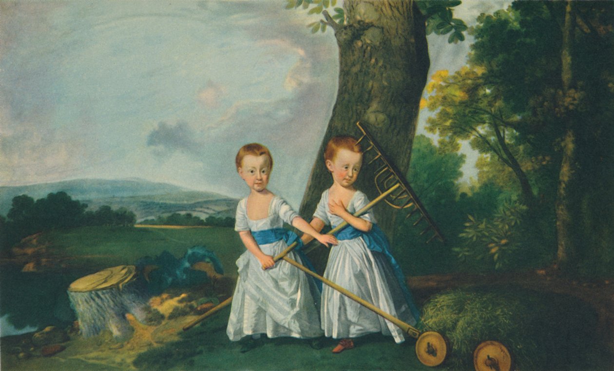 فستان للاطفال: The Blunt Boys، c.1767، 1948. بواسطة يوهان جوزيف زوفاني