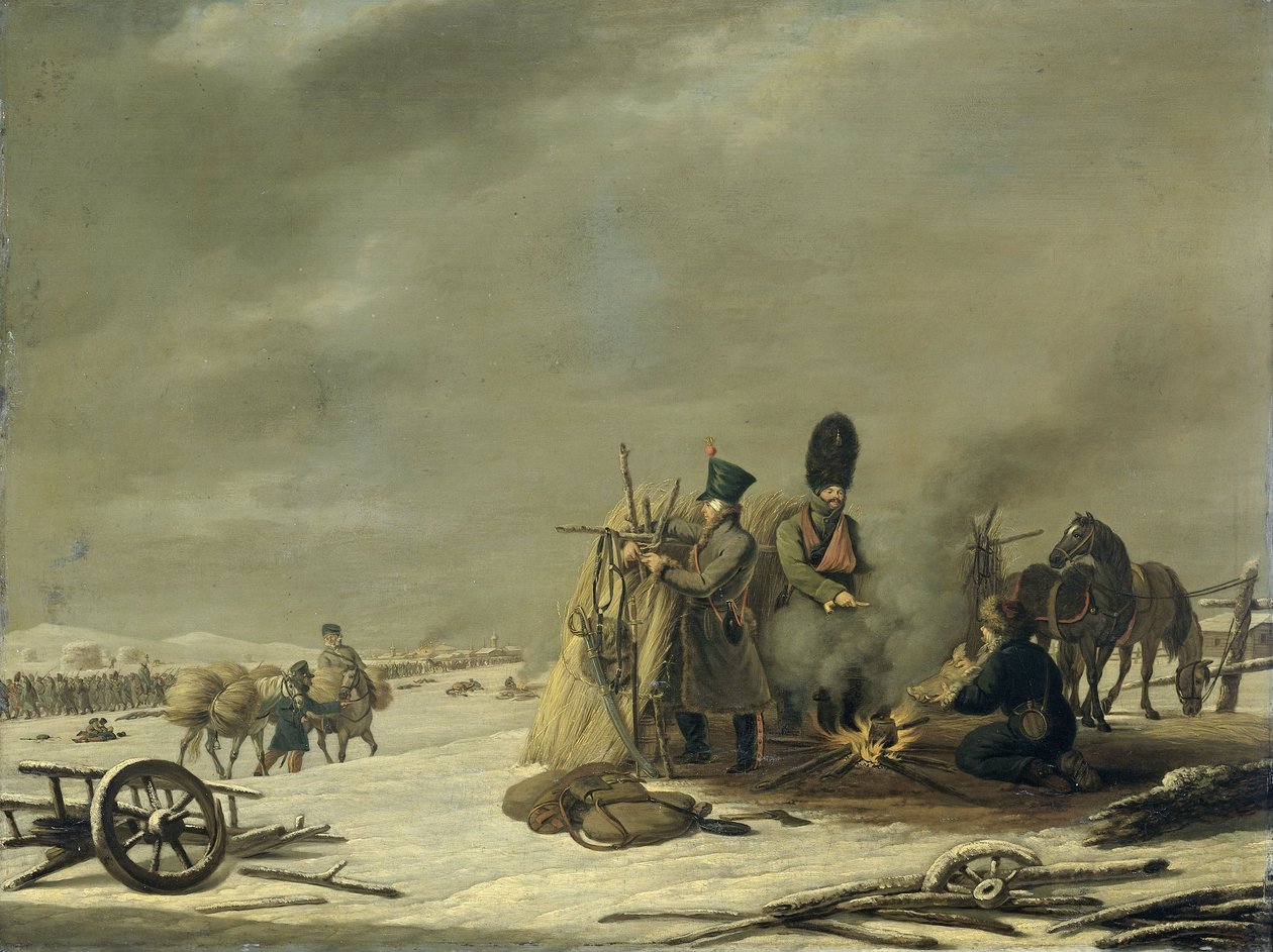 إقامة مؤقتة في مولوديتشنو ، 3-4 ديسمبر 1812: حلقة من تراجع نابليون من روسيا بواسطة يوهانس هاري