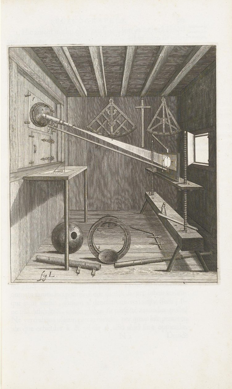 سيلينوجرافيا ، 1647 بواسطة يوهانس هيفيليوس