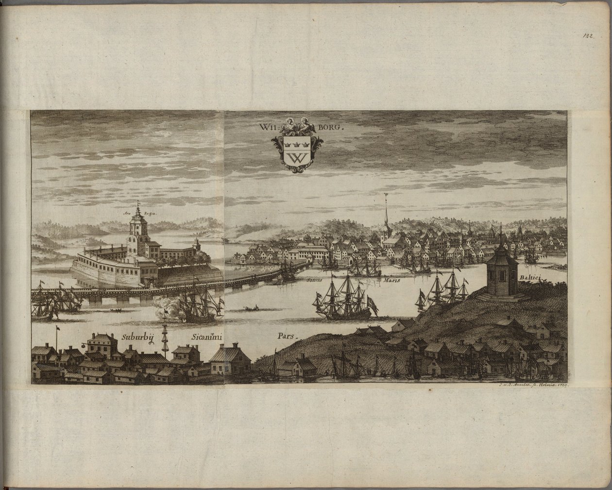 Vue de Vyborg (روسيا) - منظر لـ Vyborg ، بواسطة Aveelen ، Johannes van den (1655-1727). نقش على النحاس ، بين 1667 و 1700. المتحف الوطني ستوكهولم بواسطة يوهانس فان دن أفيلي