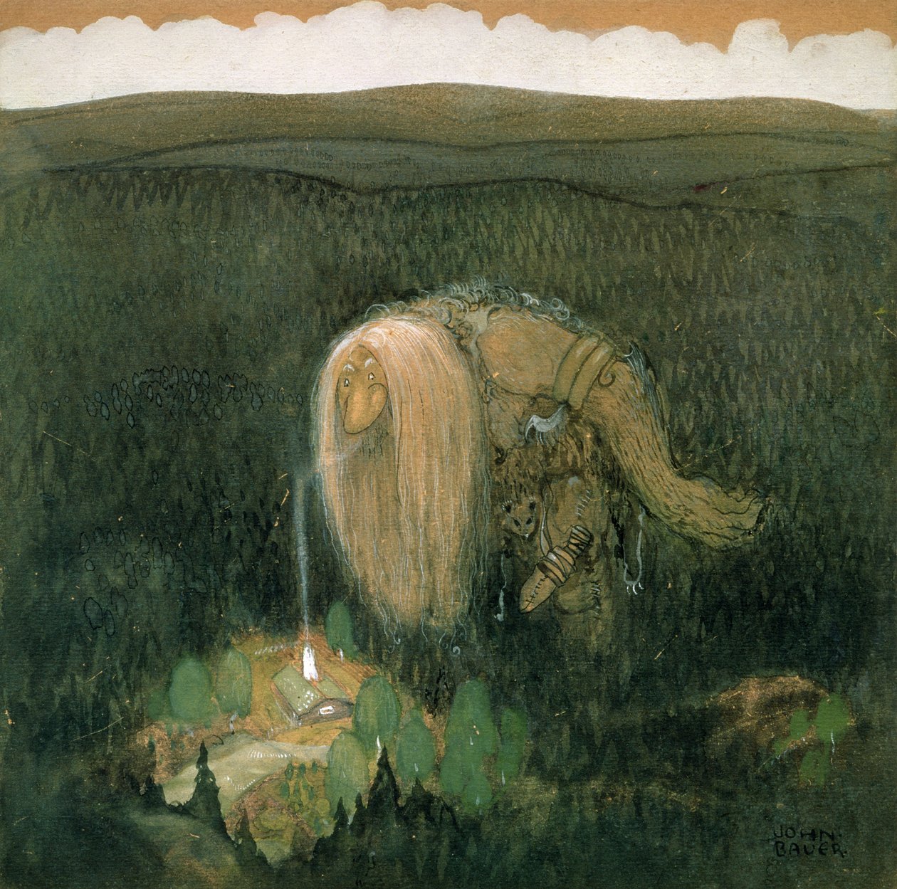 غابة ترول ، ج .1913 بواسطة جون فارمر