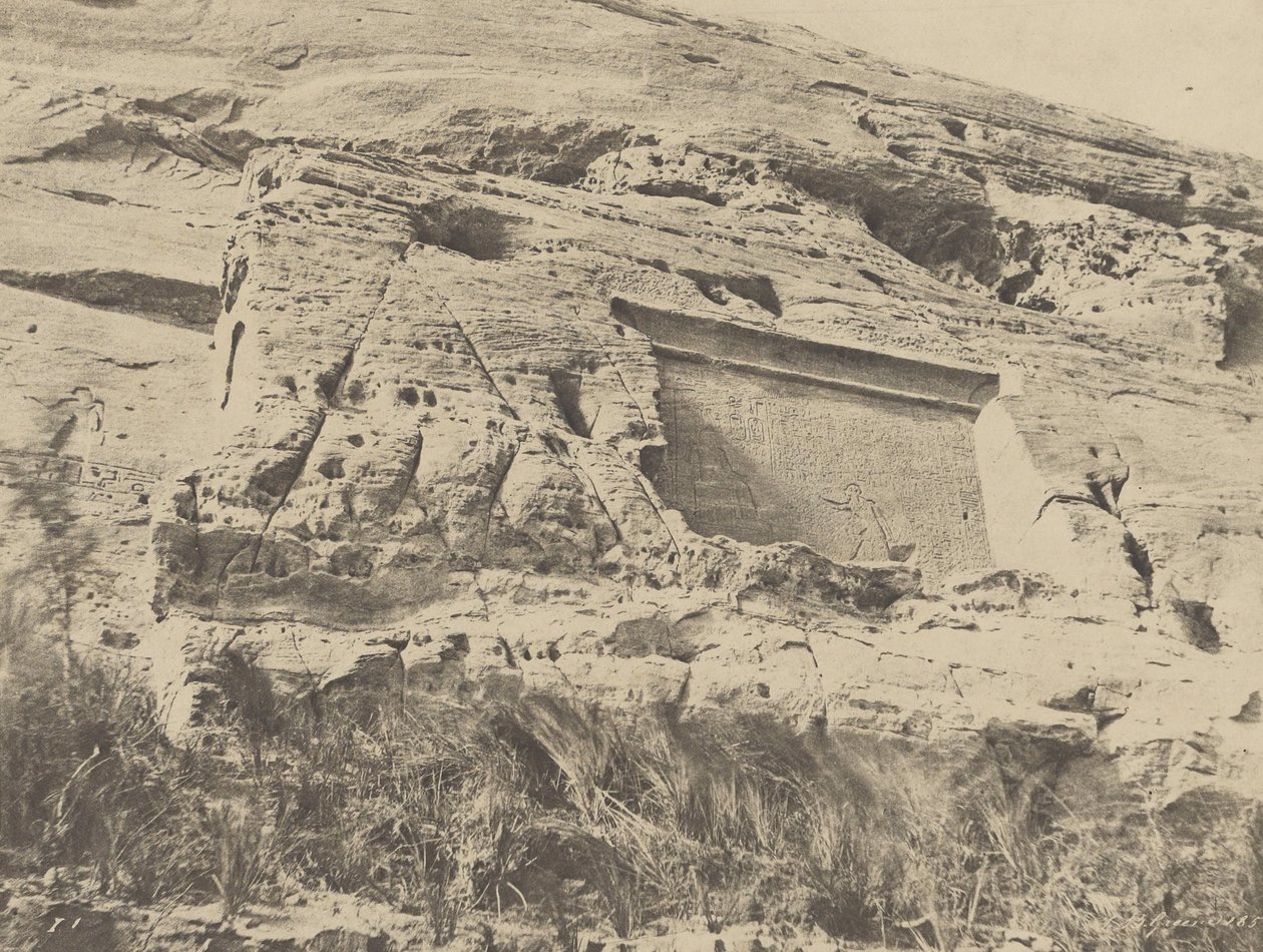 (إبسامبول ، Stele إلى يمين معبد حتحور) بواسطة جون بيسلي غرين