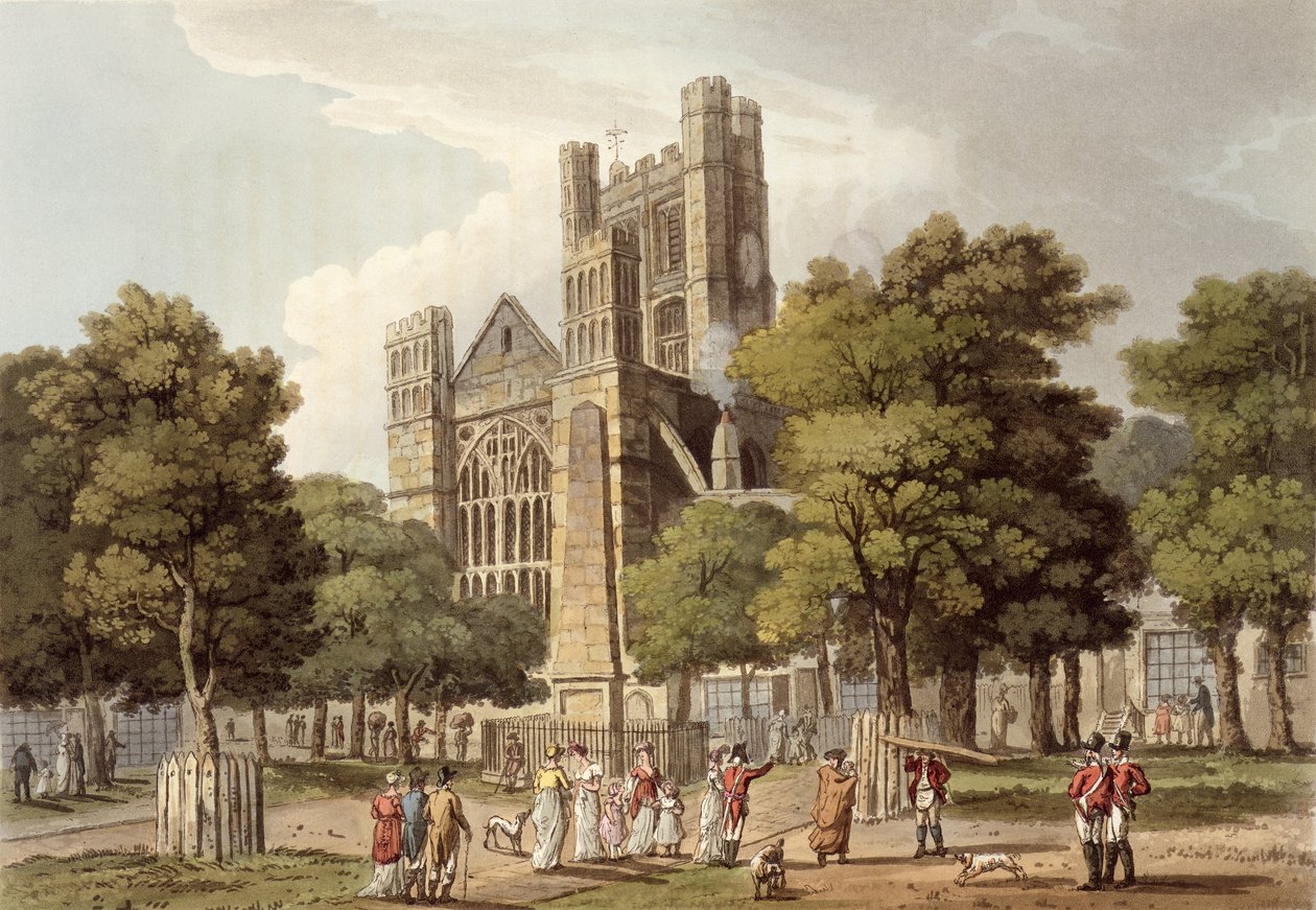 أورانج جروف ، من "حمام مصور بسلسلة من المشاهدات" ، نقش بواسطة حانة جون هيل (1770-1850). بقلم ويليام ميللر ، 1805 (أكواتينت) بواسطة جون كلود ناتس