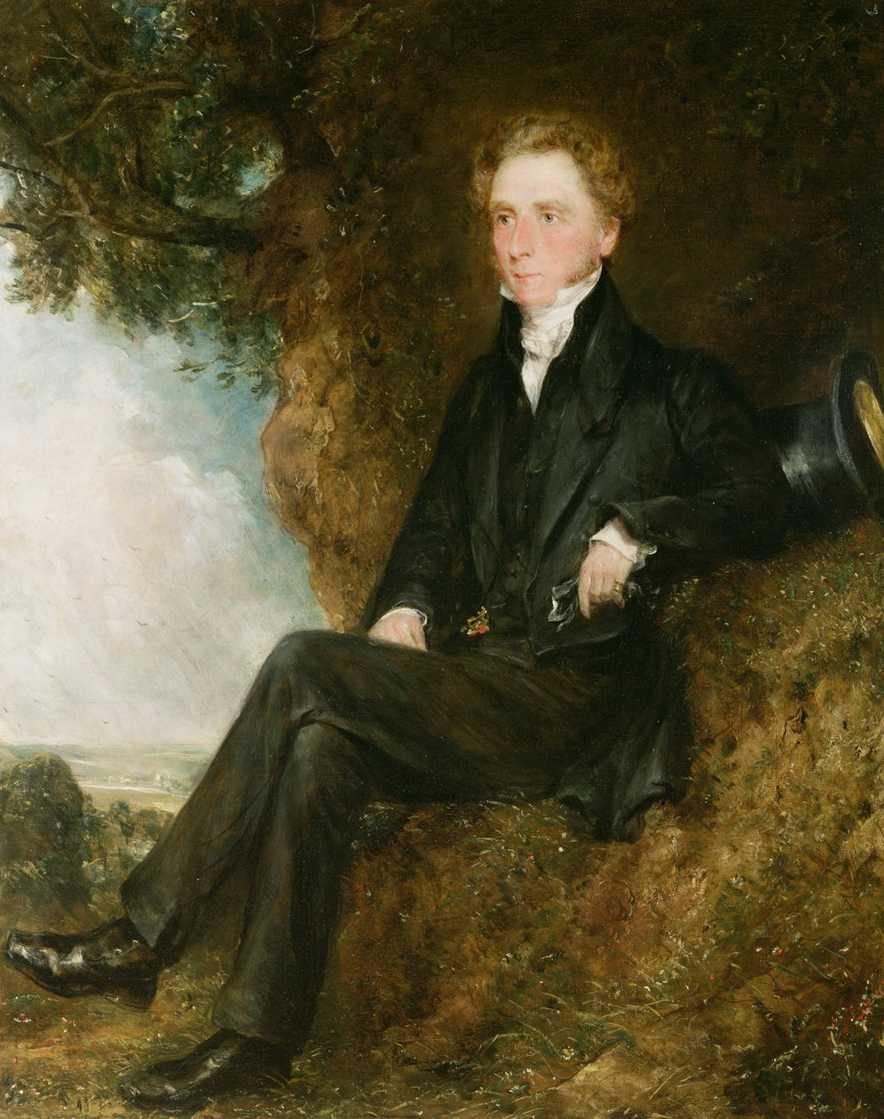 صورة للدكتور توماس Simcox Lea ، c.1828 (زوج من 95339) بواسطة جون كونستابل