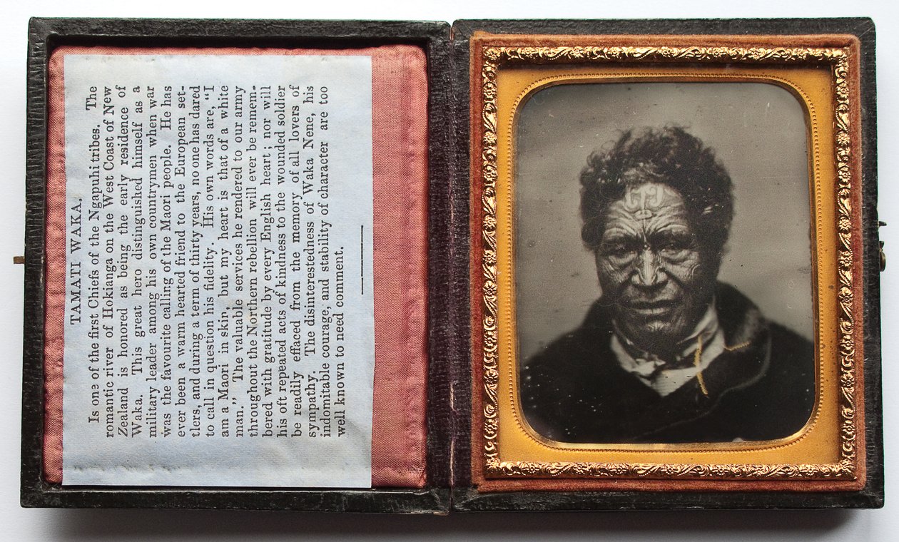 Tamati Waka Nene ، c.1860 (ambrotype) بواسطة جون نيكول كرومبي