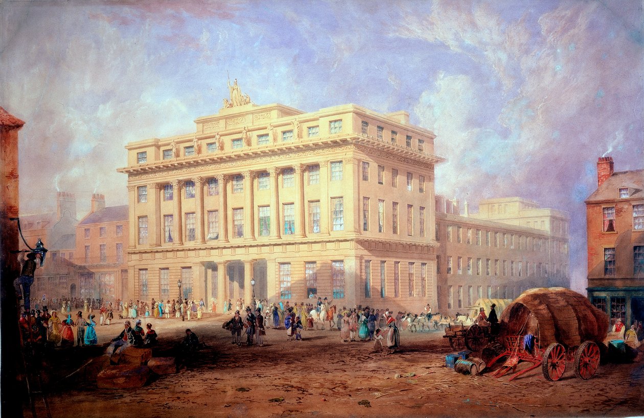 The Royal Arcade ، نيوكاسل أبون تاين (Bodycolour und ink und مائية على ورق (على ورق)) بواسطة جون دوبسون