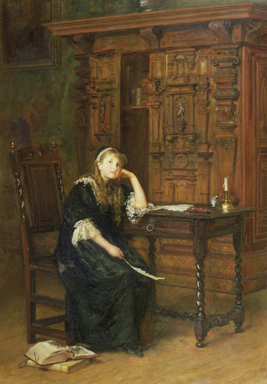 الأميرة إليزابيث في السجن. 1879 بواسطة جون ايفرت ميليس