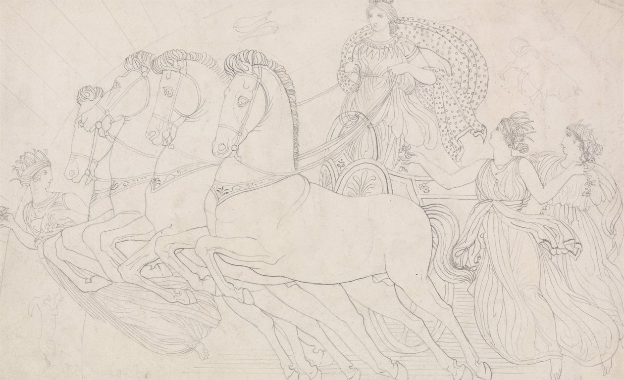 الصباح ، كل جميل للنظر ، من Aeschylus ، الفرس بواسطة جون فلاكسمان