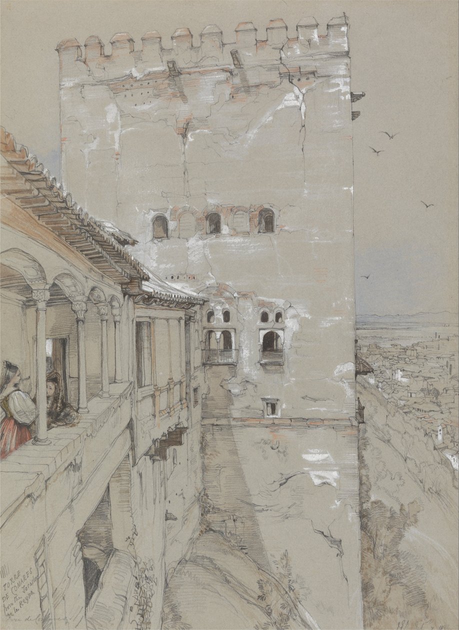ال توري دي كوماريس ، الحمراء ، 1835 بواسطة جون فريدريك لويس