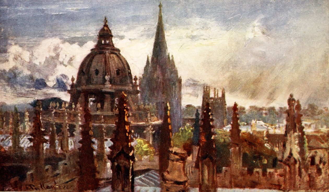 أكسفورد ، من مسرح Sheldonian ، 1903 بواسطة جون فوليلوف
