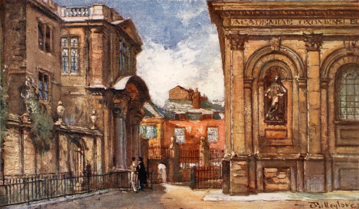 متحف Ashmolean القديم ومسرح Sheldonian ، 1903 بواسطة جون فوليلوف