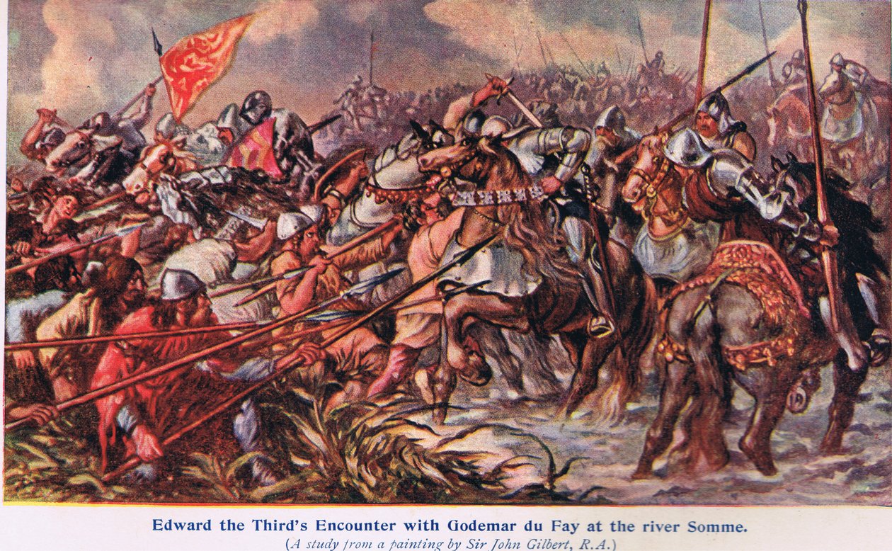 لقاء إدوارد 111 مع Godemur de Fay بواسطة جون جيلبرت