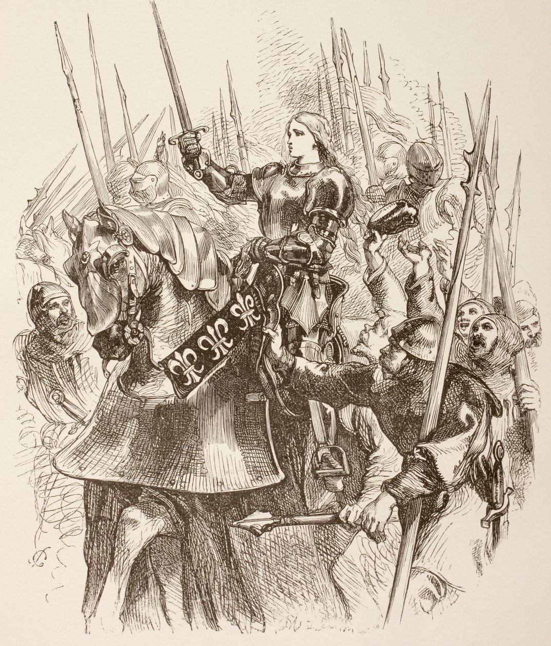 جان دارك ، 1890 بواسطة جون جيلبرت