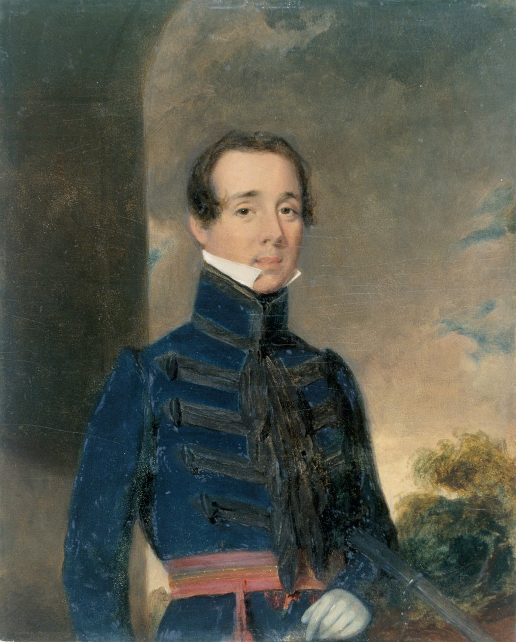 الملازم جورج بريجز (1808-1875) مدراس مدراس ، c.1832 بواسطة جون جودوين ويليامز