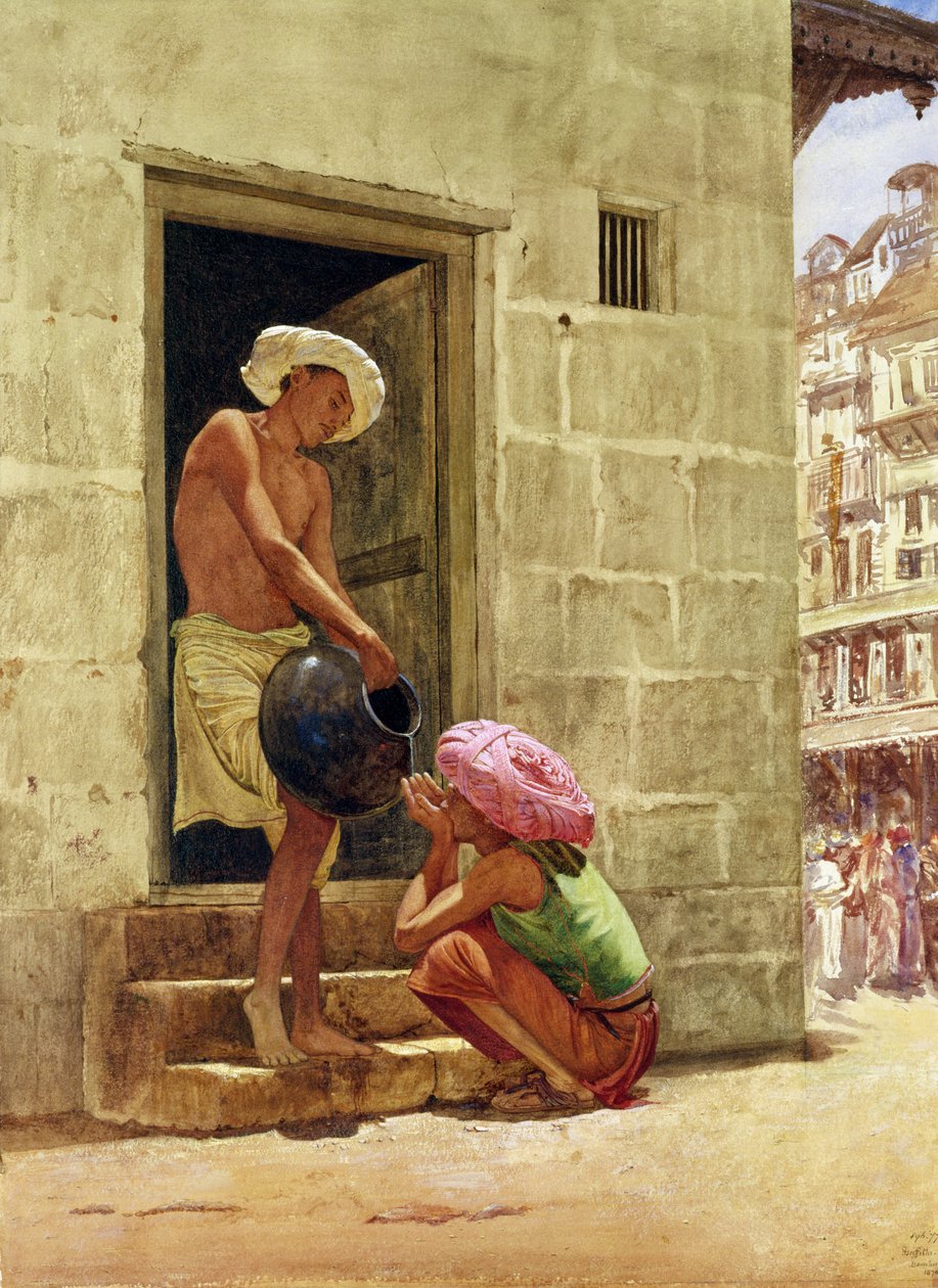 شراب على الطريق ، 1876 بواسطة جون جريفيث