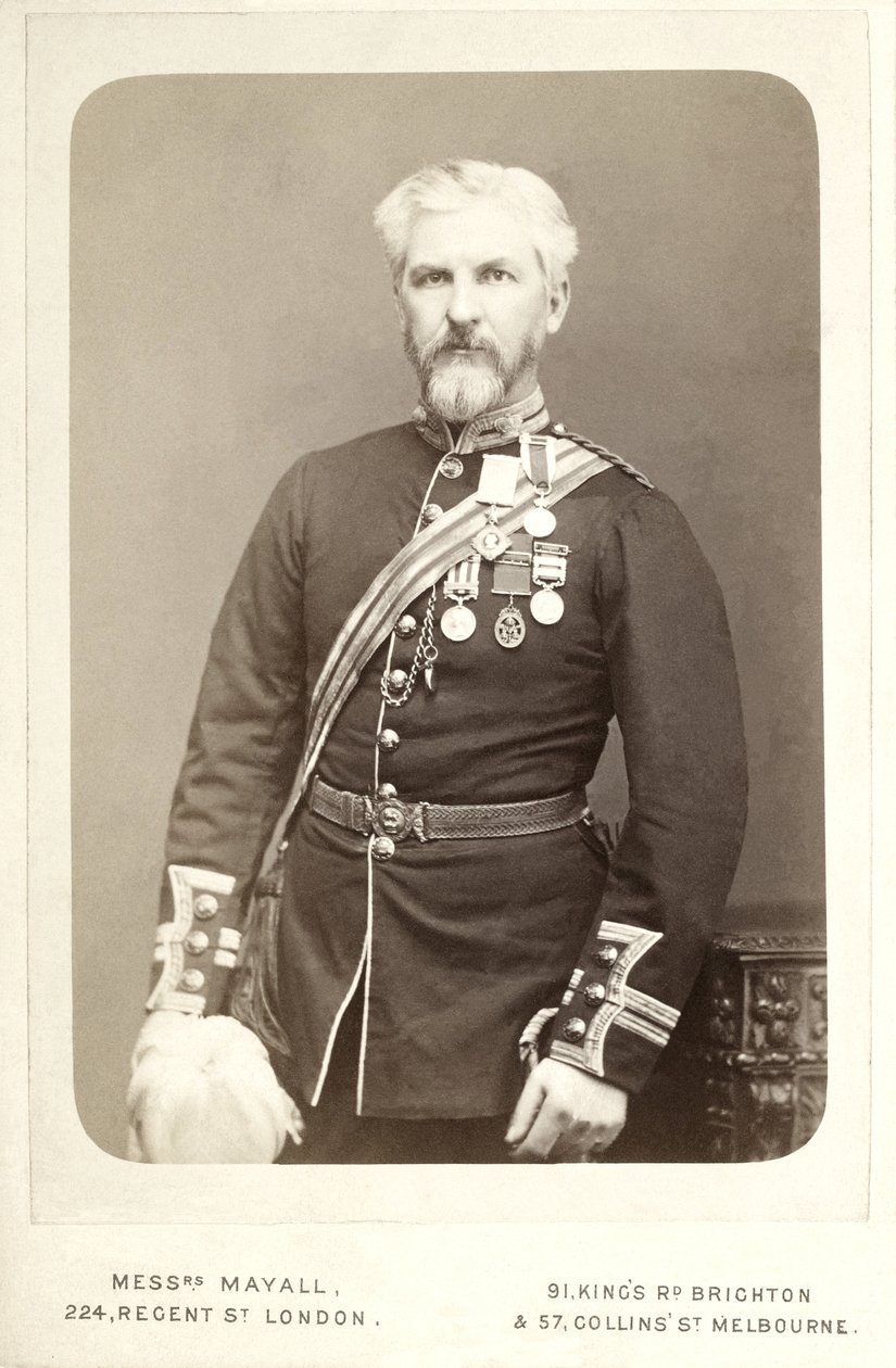 جيمس أوغسطس جرانت (1827-1892) ، مستكشف اسكتلندي لإفريقيا الاستوائية الشرقية بواسطة جون جابيز إدوين ميال