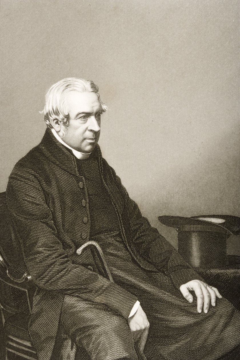تشارلز ريتشارد سمنر (1790-1874) منقوش بواسطة DJ Pound من صورة فوتوغرافية ، من "غرفة الرسم للشخصيات البارزة ، المجلد 2" ، نُشر في لندن ، 1860 بواسطة جون جابيز إدوين بيزلي مايال