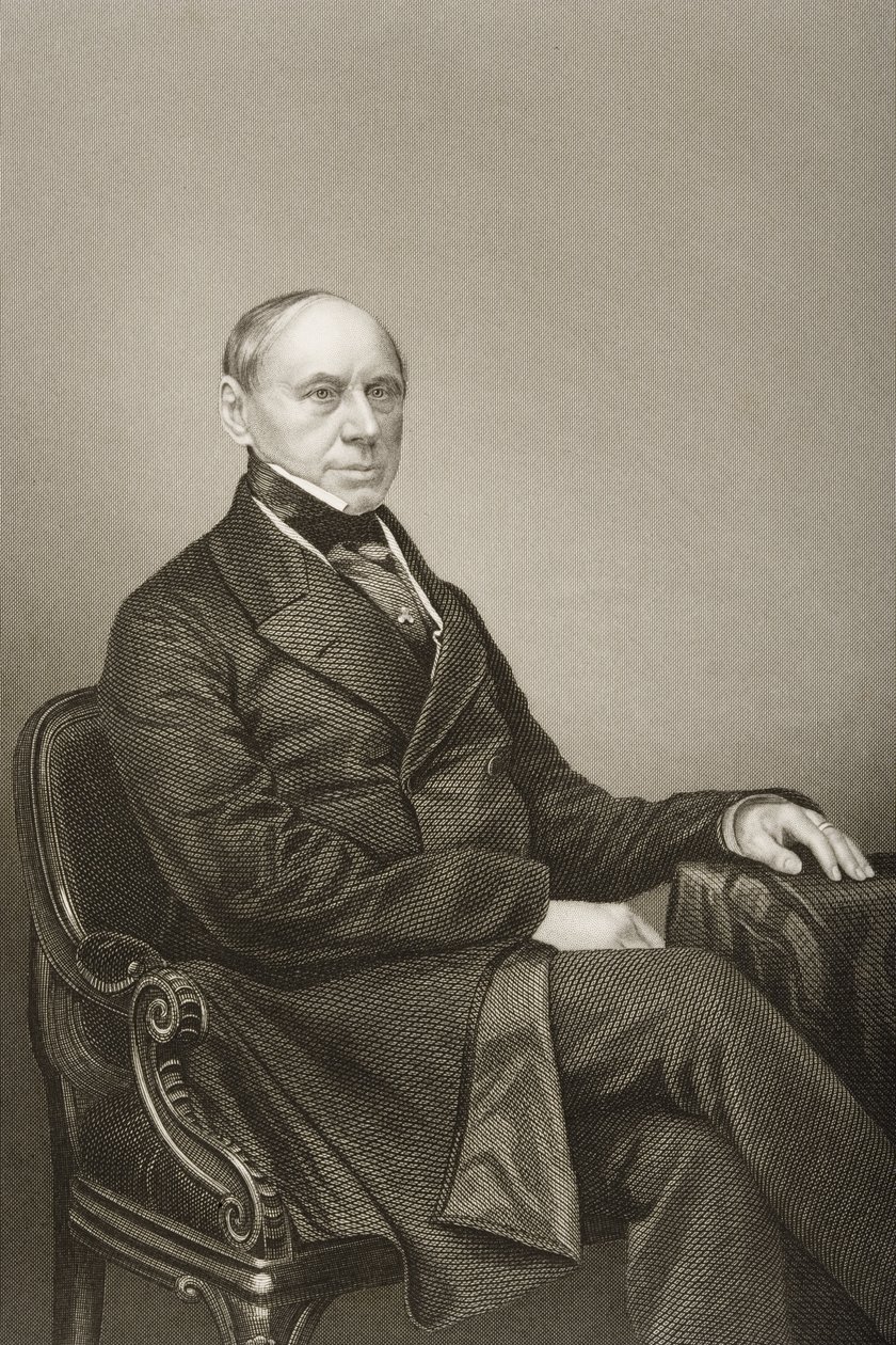 الكونت إرنست فيليب برونو (1797-1875) منقوش بواسطة DJ Pound من صورة فوتوغرافية ، من "غرفة الرسم للشخصيات البارزة ، المجلد 2" ، نُشر في لندن ، 1860 بواسطة جون جابيز إدوين بيزلي مايال