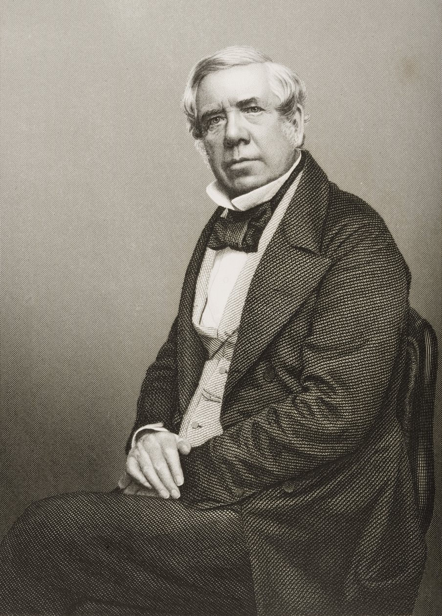 ديفيد روبرتس (1796-1864) منقوش بواسطة DJ Pound من صورة ، من "غرفة الرسم للشخصيات البارزة ، المجلد 2" ، نُشر في لندن ، 1860 (انظر 266637 لمزيد من التفاصيل) بواسطة جون جابيز إدوين بيزلي مايال