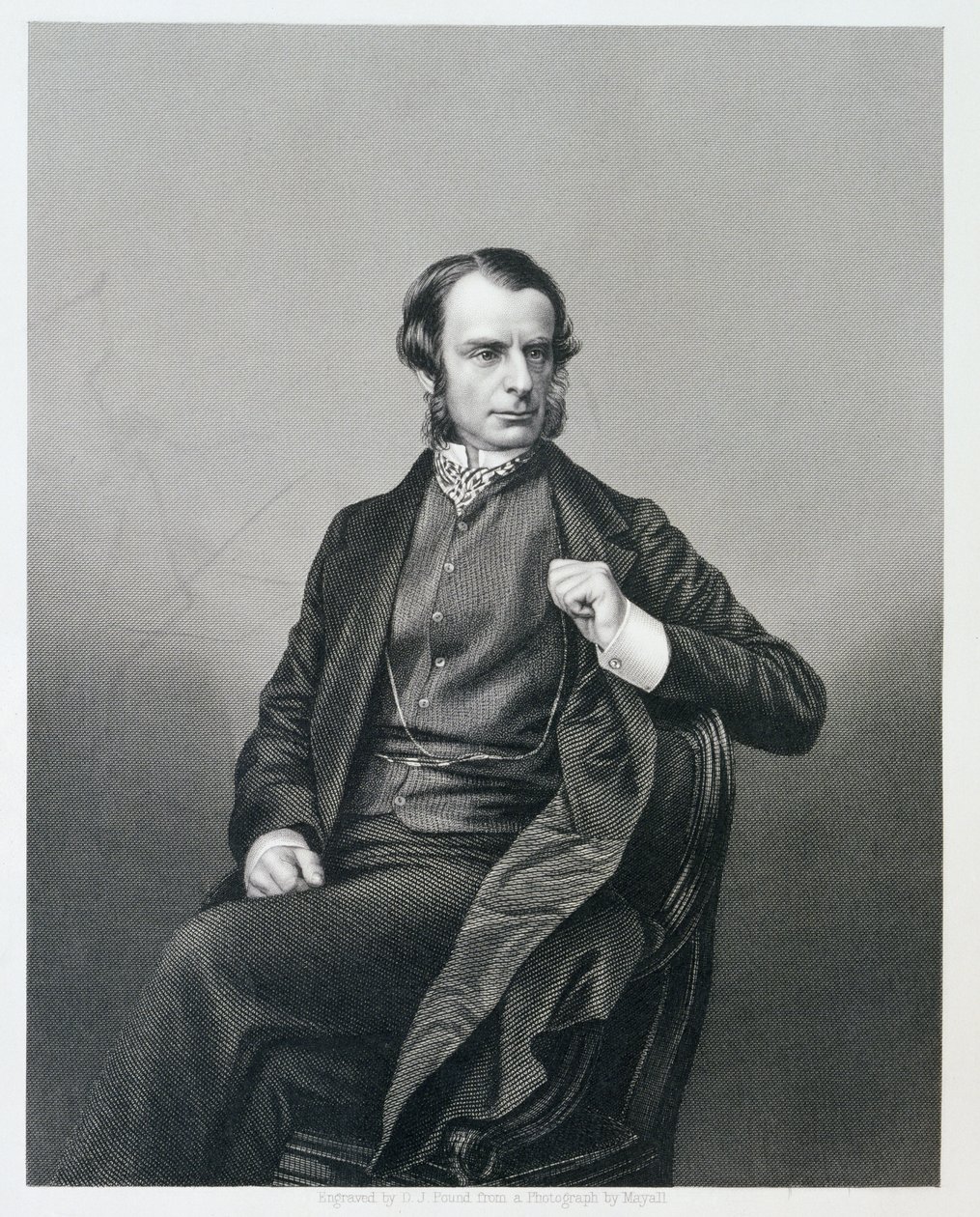 القس تشارلز كينغسلي ، من "معرض صور غرفة الرسم للشخصيات البارزة" ، 1861 (نقش الفولاذ) بواسطة جون جابيز إدوين بيزلي مايال