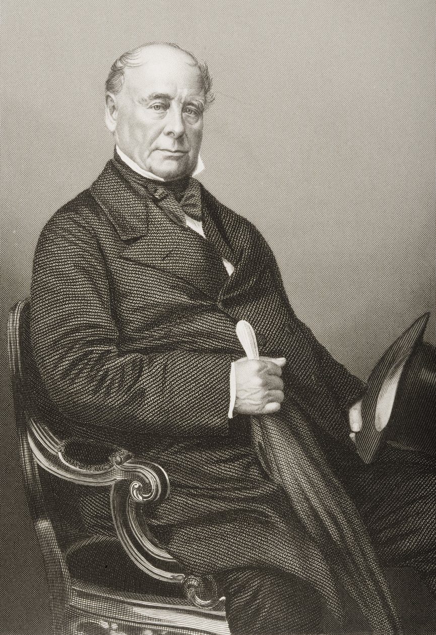 توماس تشاندلر هاليبرتون (1796-1865) منقوش بواسطة DJ Pound من صورة فوتوغرافية ، من "غرفة الرسم للشخصيات البارزة ، المجلد 2" ، نُشر في لندن ، 1860 بواسطة جون جابيز إدوين بيزلي مايال